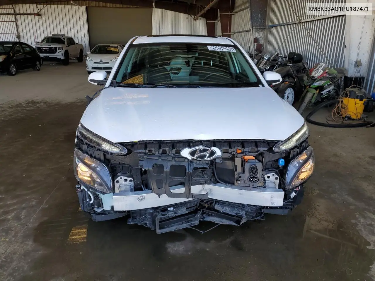 2023 Hyundai Kona Sel VIN: KM8K33AG1PU187471 Lot: 60856005