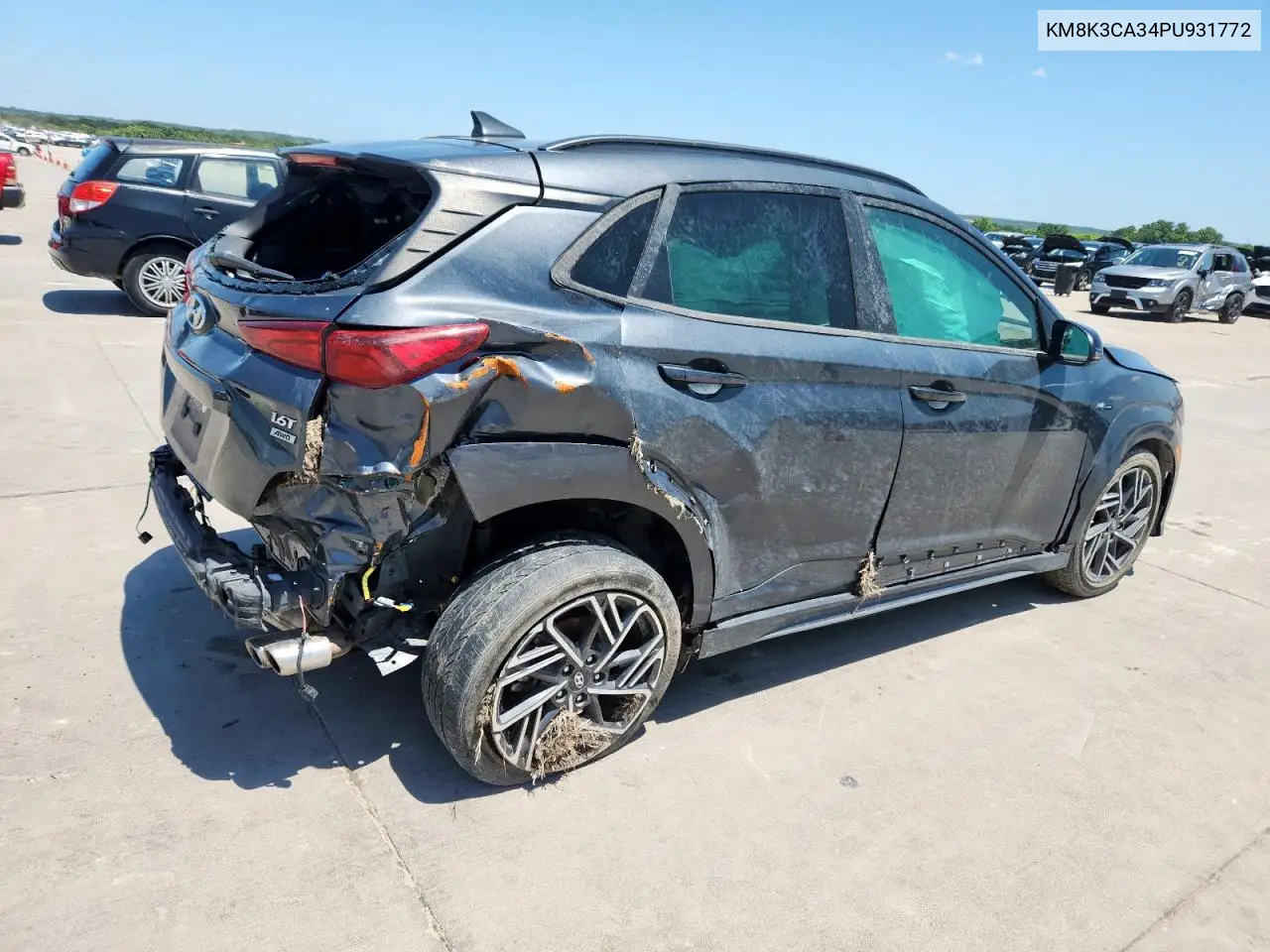2023 Hyundai Kona N Line VIN: KM8K3CA34PU931772 Lot: 61358425