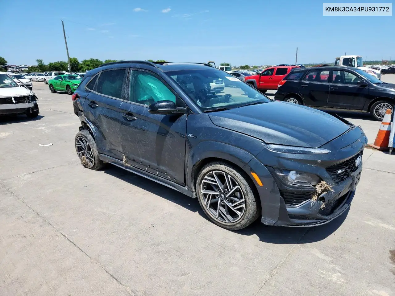 2023 Hyundai Kona N Line VIN: KM8K3CA34PU931772 Lot: 61358425