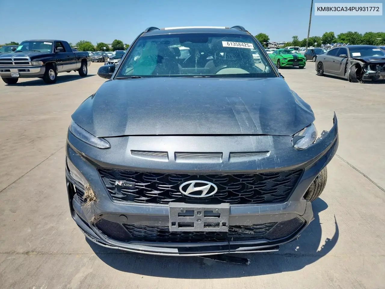 2023 Hyundai Kona N Line VIN: KM8K3CA34PU931772 Lot: 61358425