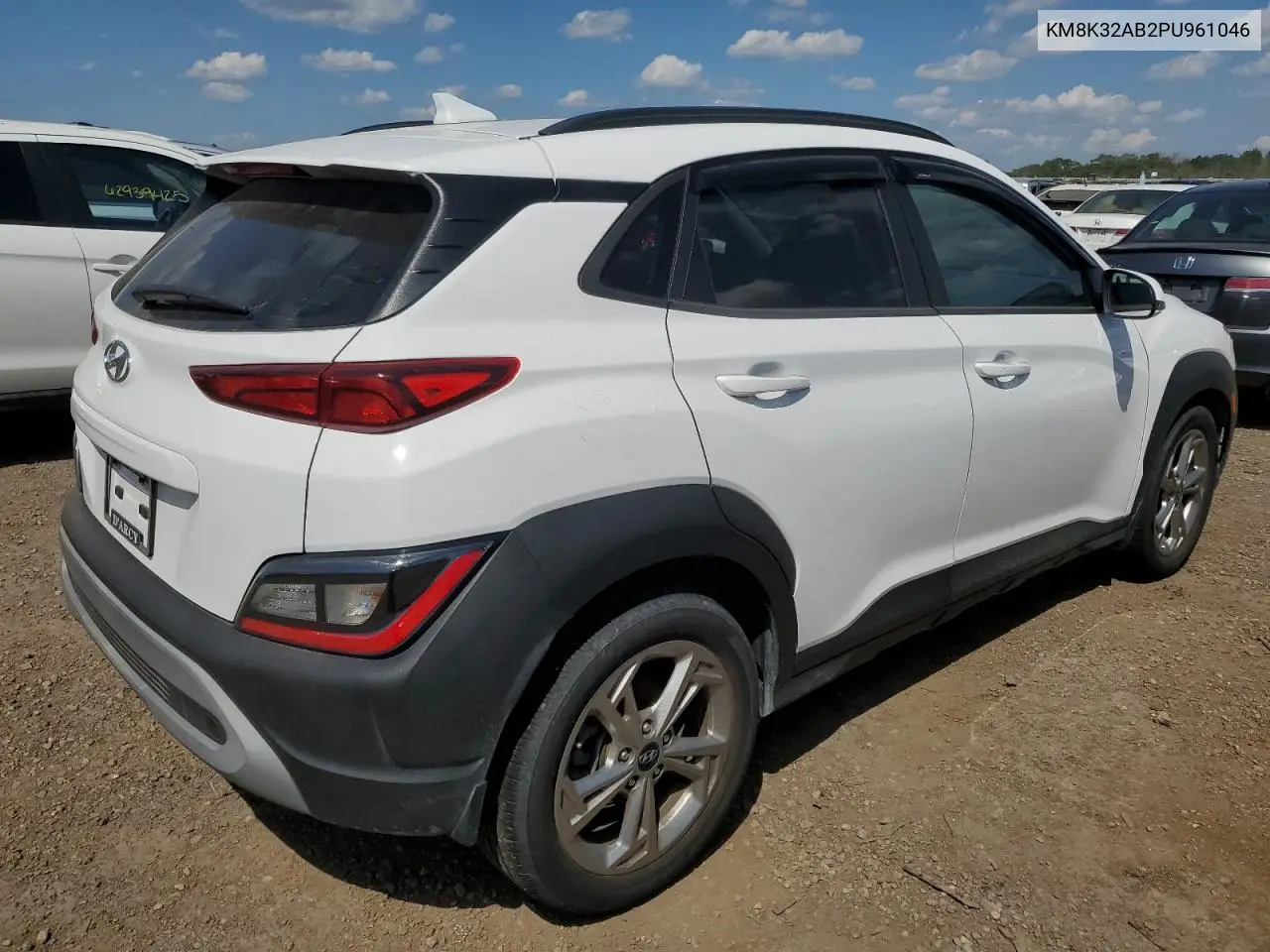 2023 Hyundai Kona Sel VIN: KM8K32AB2PU961046 Lot: 61767185