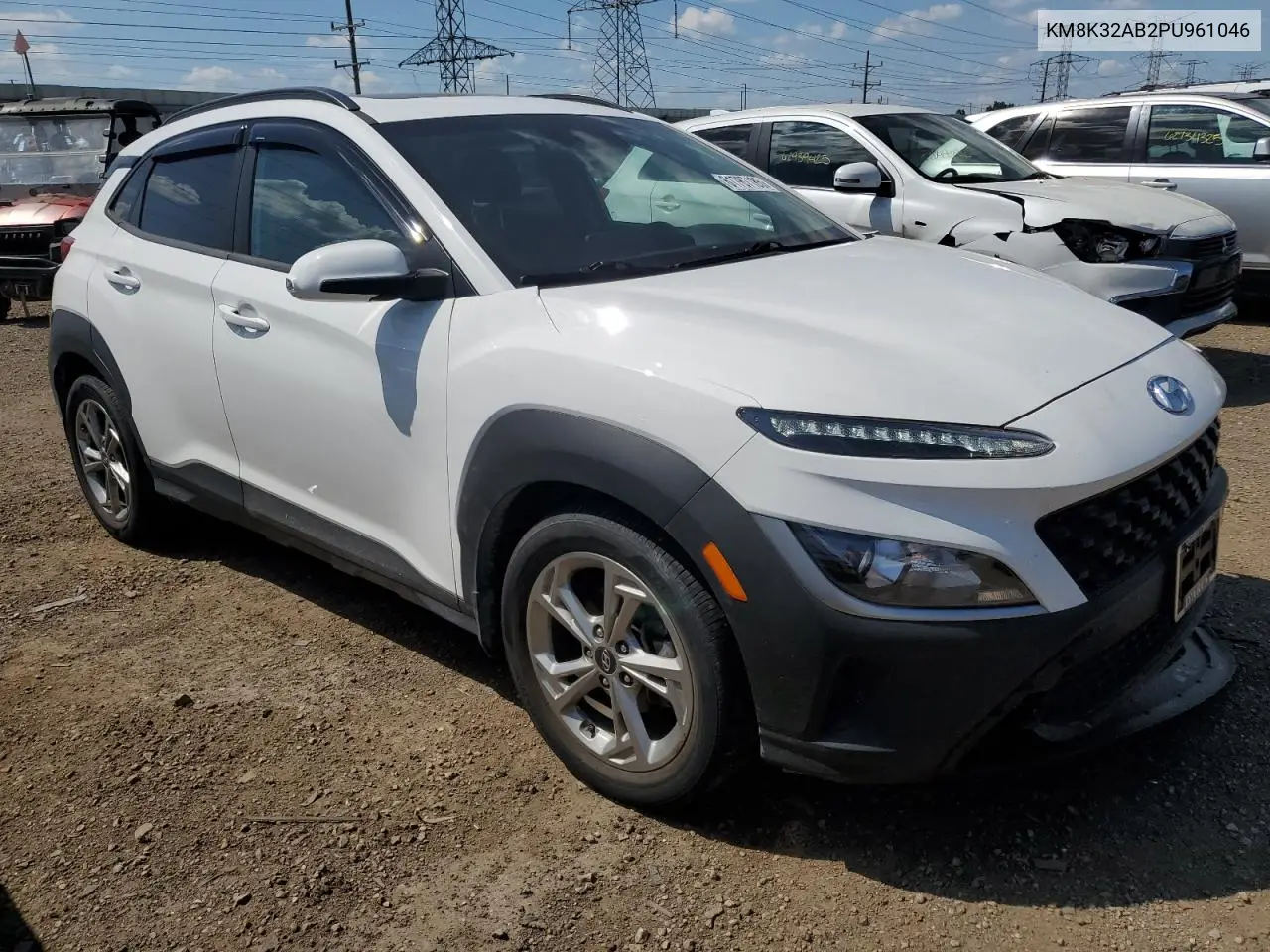 2023 Hyundai Kona Sel VIN: KM8K32AB2PU961046 Lot: 61767185