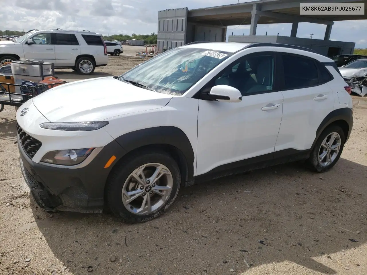 2023 Hyundai Kona Sel VIN: KM8K62AB9PU026677 Lot: 62598635