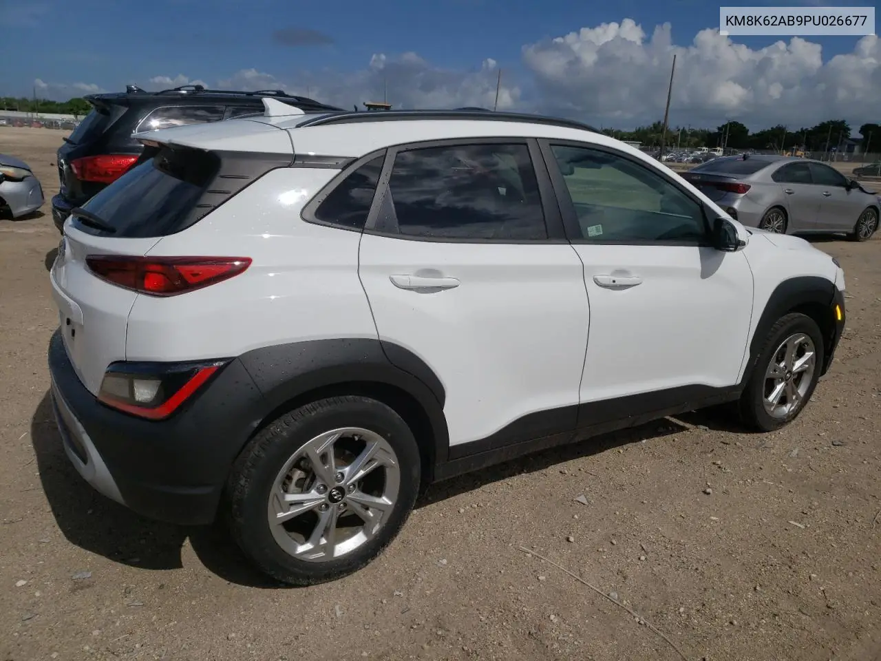 2023 Hyundai Kona Sel VIN: KM8K62AB9PU026677 Lot: 62598635