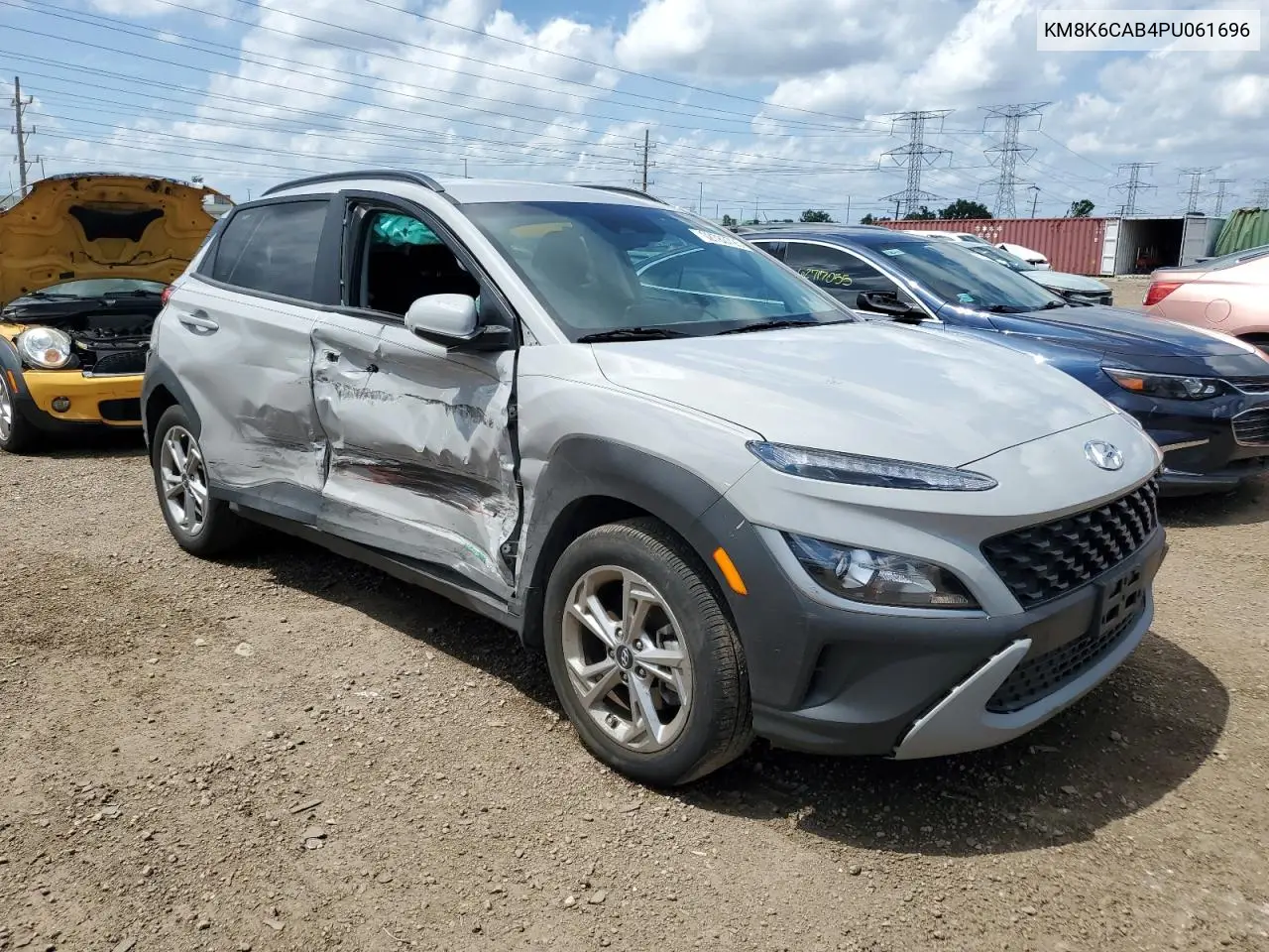 2023 Hyundai Kona Sel VIN: KM8K6CAB4PU061696 Lot: 62783725