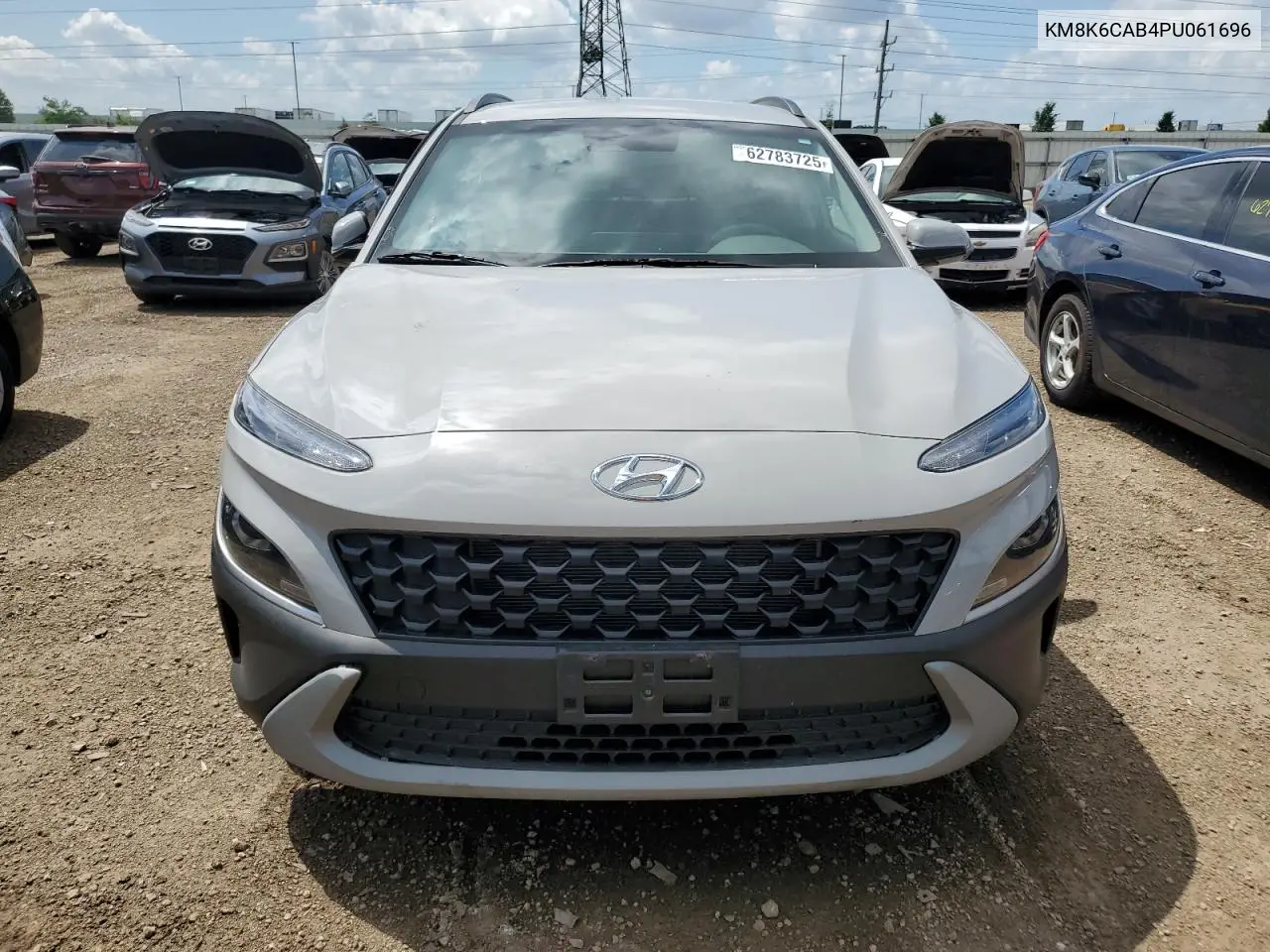 2023 Hyundai Kona Sel VIN: KM8K6CAB4PU061696 Lot: 62783725