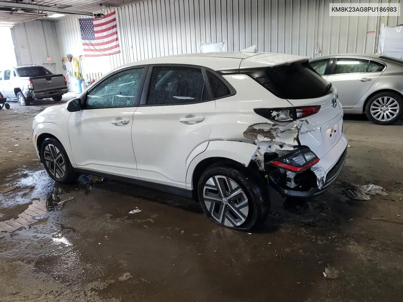 2023 Hyundai Kona Se VIN: KM8K23AG8PU186983 Lot: 63562725