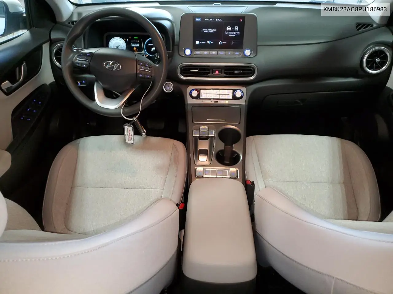 2023 Hyundai Kona Se VIN: KM8K23AG8PU186983 Lot: 63562725