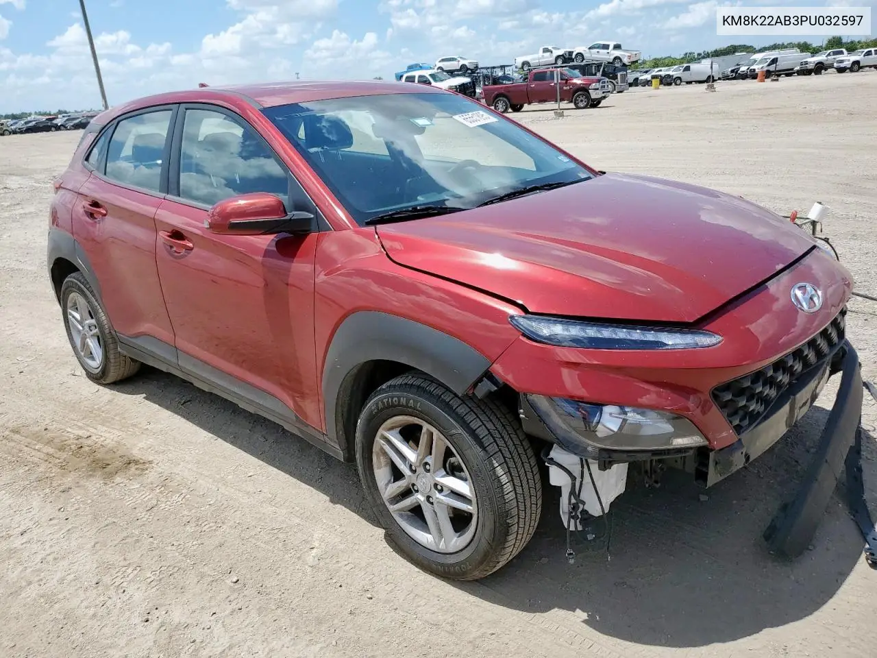 2023 Hyundai Kona Se VIN: KM8K22AB3PU032597 Lot: 65551895