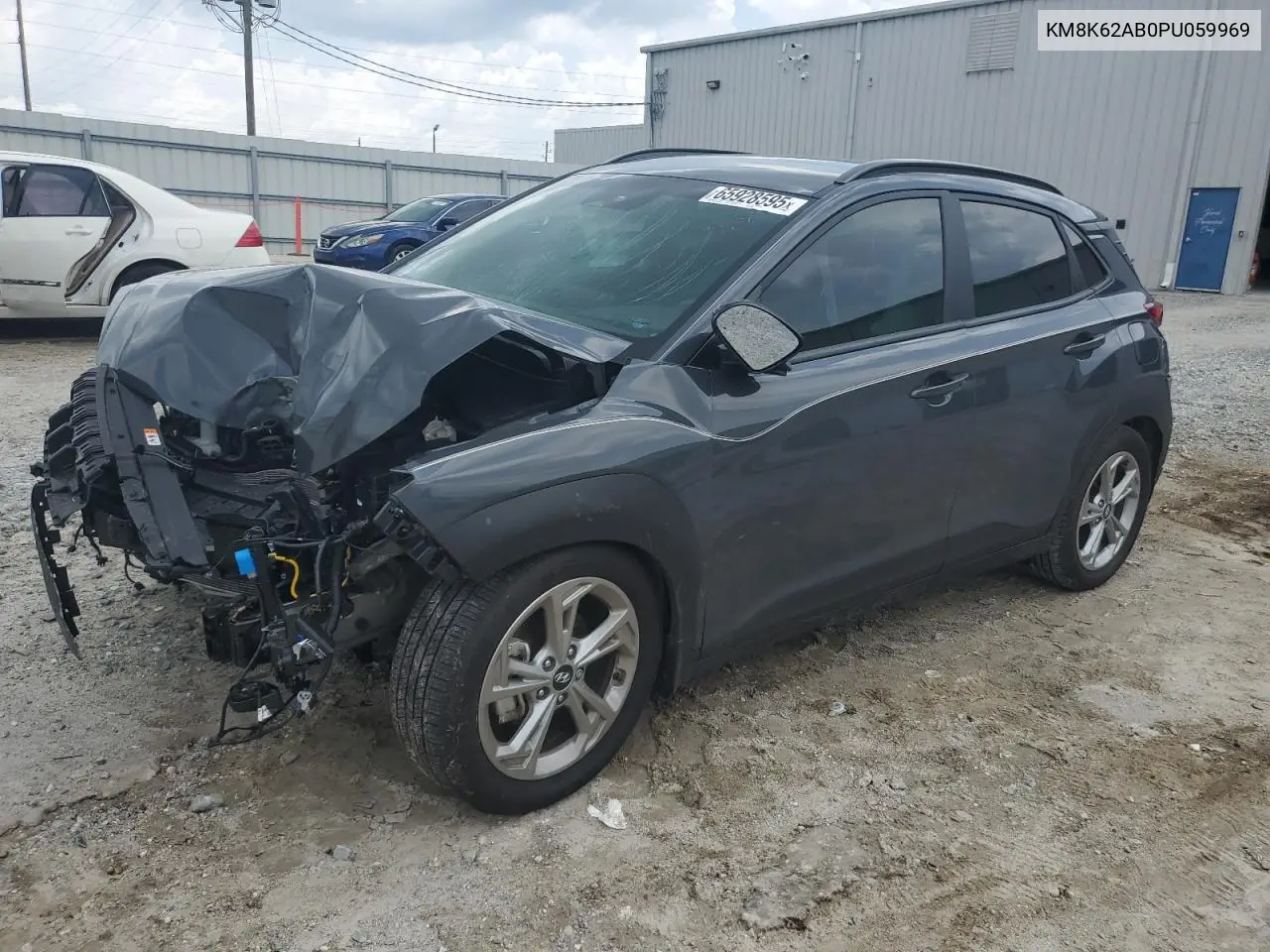2023 Hyundai Kona Sel VIN: KM8K62AB0PU059969 Lot: 65928595
