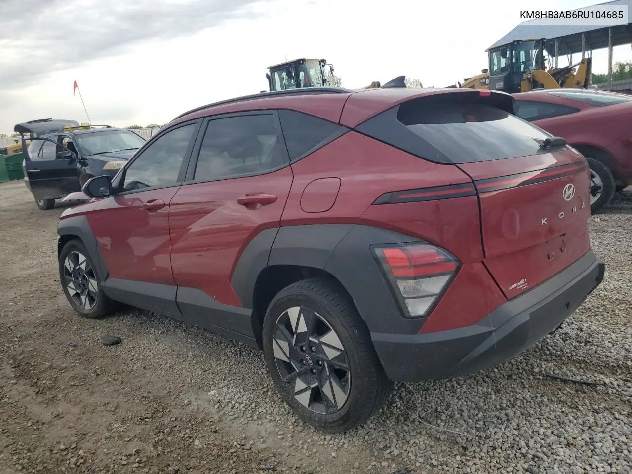 2024 Hyundai Kona Sel VIN: KM8HB3AB6RU104685 Lot: 54273205