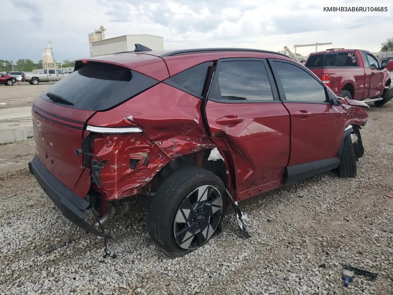 2024 Hyundai Kona Sel VIN: KM8HB3AB6RU104685 Lot: 54273205