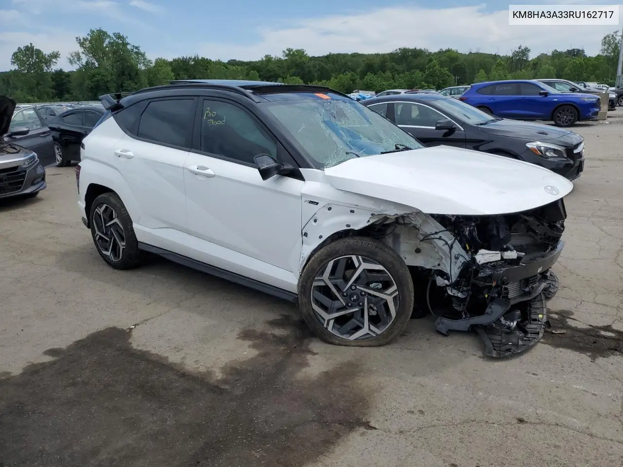 2024 Hyundai Kona N Line VIN: KM8HA3A33RU162717 Lot: 62511285