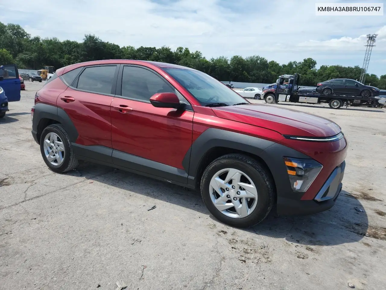 2024 Hyundai Kona Se VIN: KM8HA3AB8RU106747 Lot: 62780615