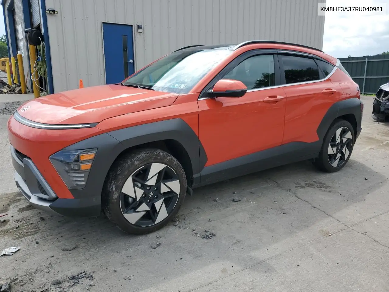 2024 Hyundai Kona Limited VIN: KM8HE3A37RU040981 Lot: 63184255