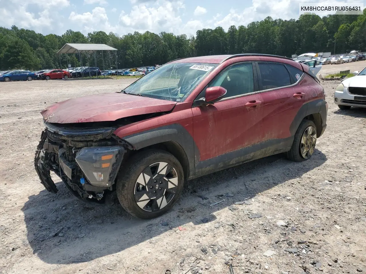 2024 Hyundai Kona Sel VIN: KM8HCCAB1RU056431 Lot: 65330615