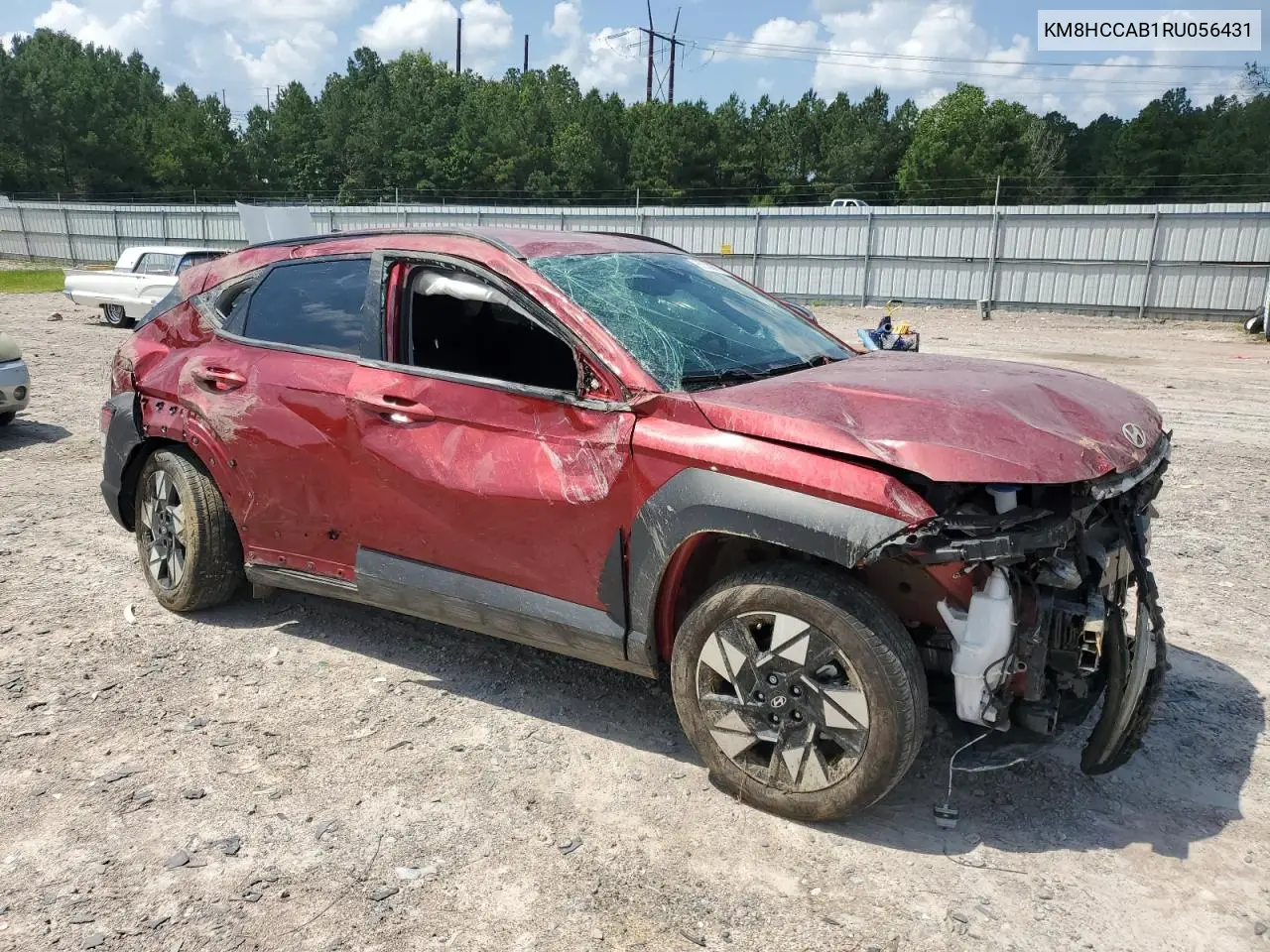 2024 Hyundai Kona Sel VIN: KM8HCCAB1RU056431 Lot: 65330615