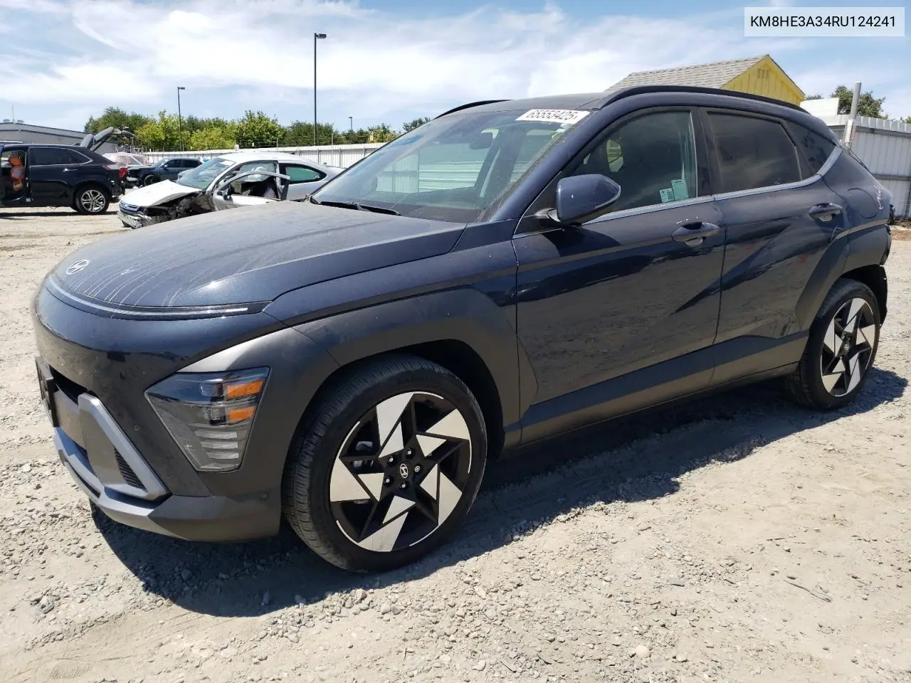 2024 Hyundai Kona Limited VIN: KM8HE3A34RU124241 Lot: 65553425