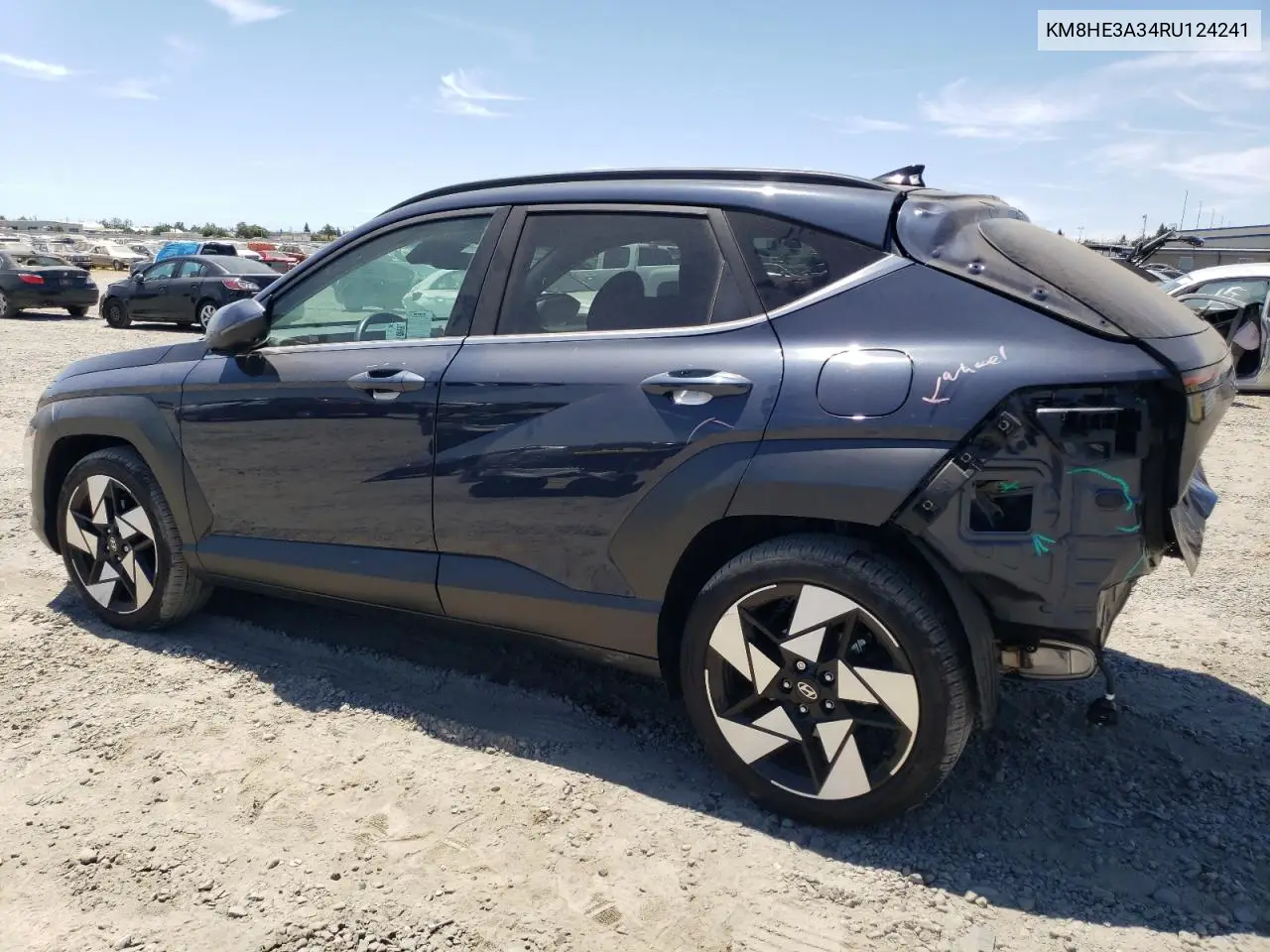 2024 Hyundai Kona Limited VIN: KM8HE3A34RU124241 Lot: 65553425