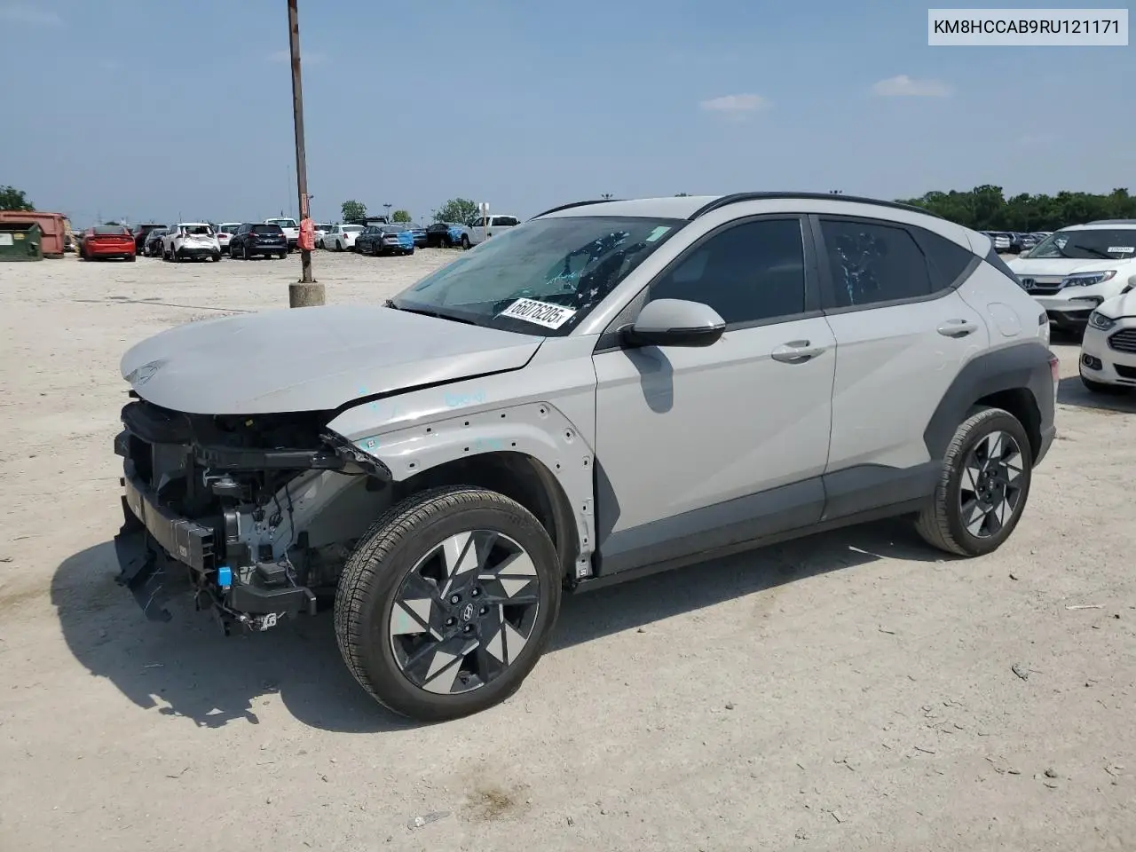 2024 Hyundai Kona Sel VIN: KM8HCCAB9RU121171 Lot: 66076205