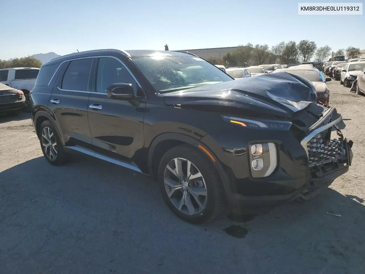 2020 Hyundai Palisade Sel VIN: KM8R3DHE0LU119312 Lot: 43274925