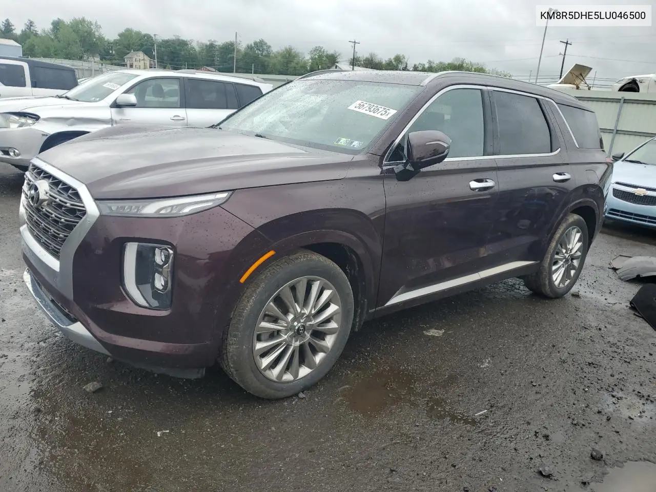 2020 Hyundai Palisade Limited VIN: KM8R5DHE5LU046500 Lot: 56793675