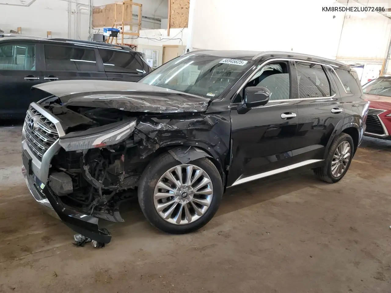 2020 Hyundai Palisade Limited VIN: KM8R5DHE2LU072486 Lot: 56945625