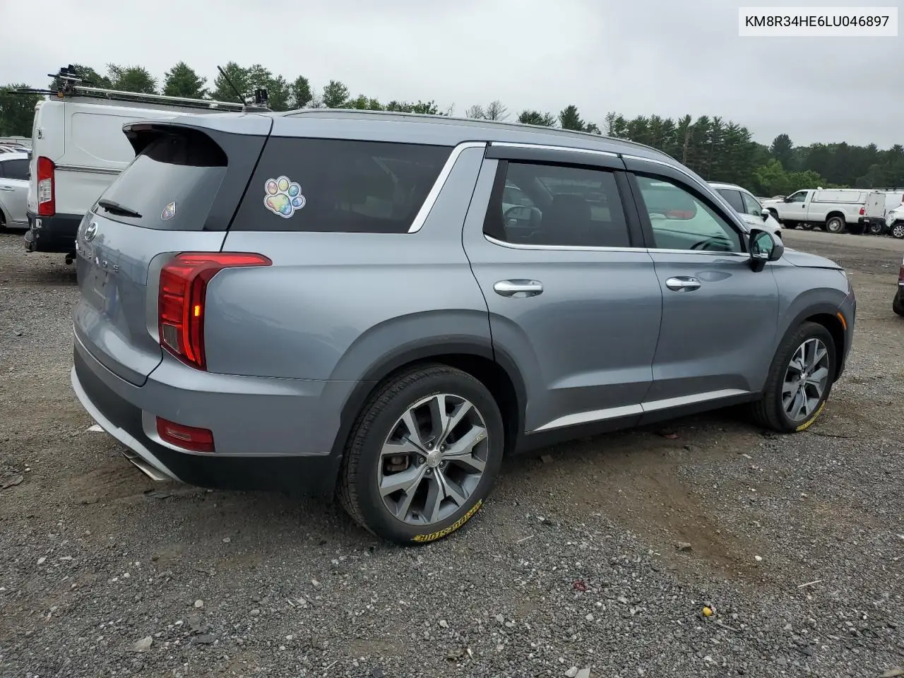 2020 Hyundai Palisade Sel VIN: KM8R34HE6LU046897 Lot: 62701945