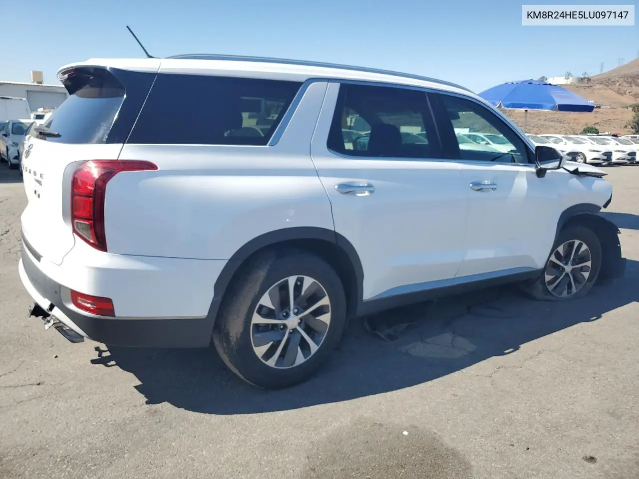 2020 Hyundai Palisade Sel VIN: KM8R24HE5LU097147 Lot: 63129895