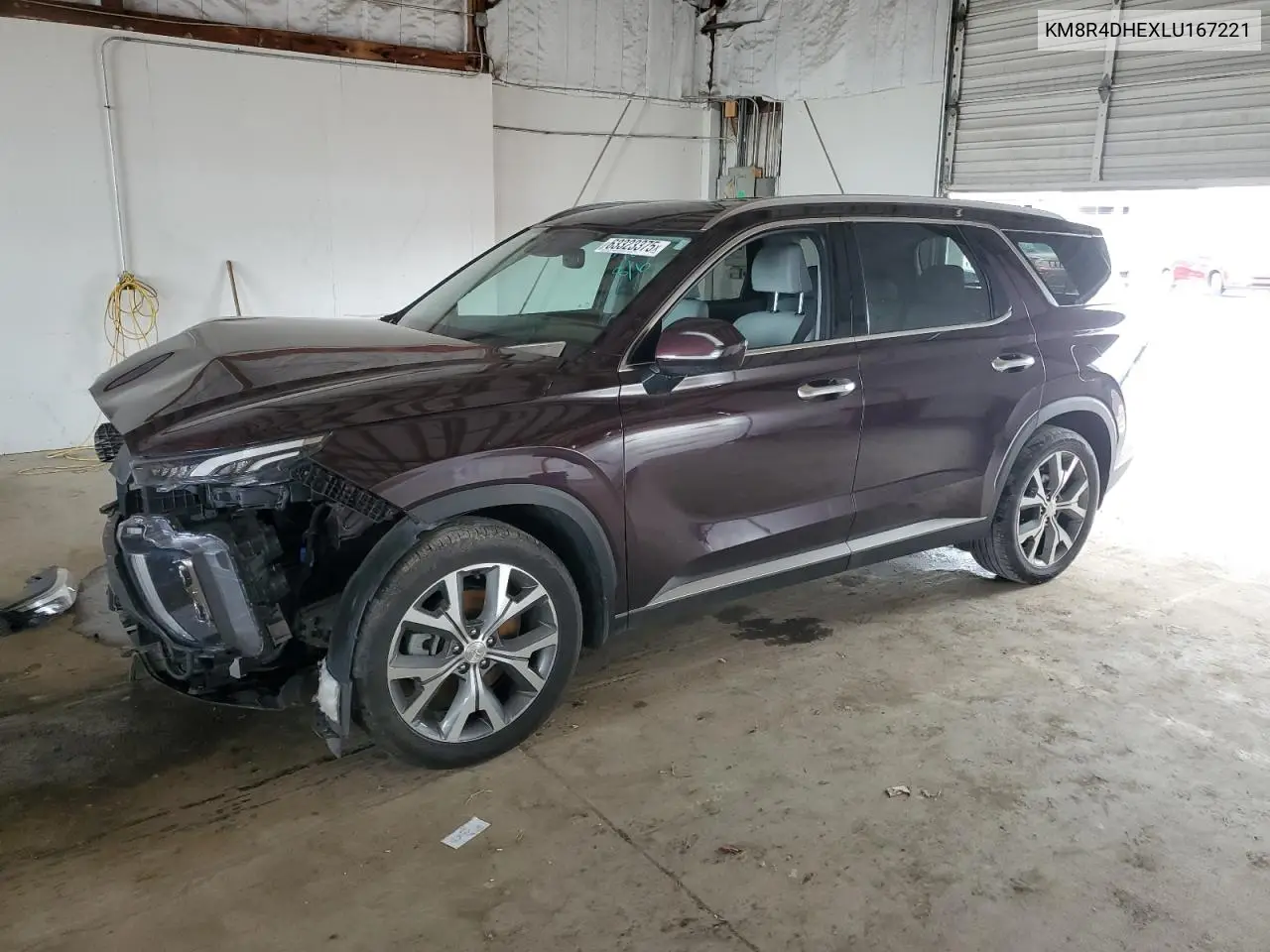 2020 Hyundai Palisade Sel VIN: KM8R4DHEXLU167221 Lot: 63323375