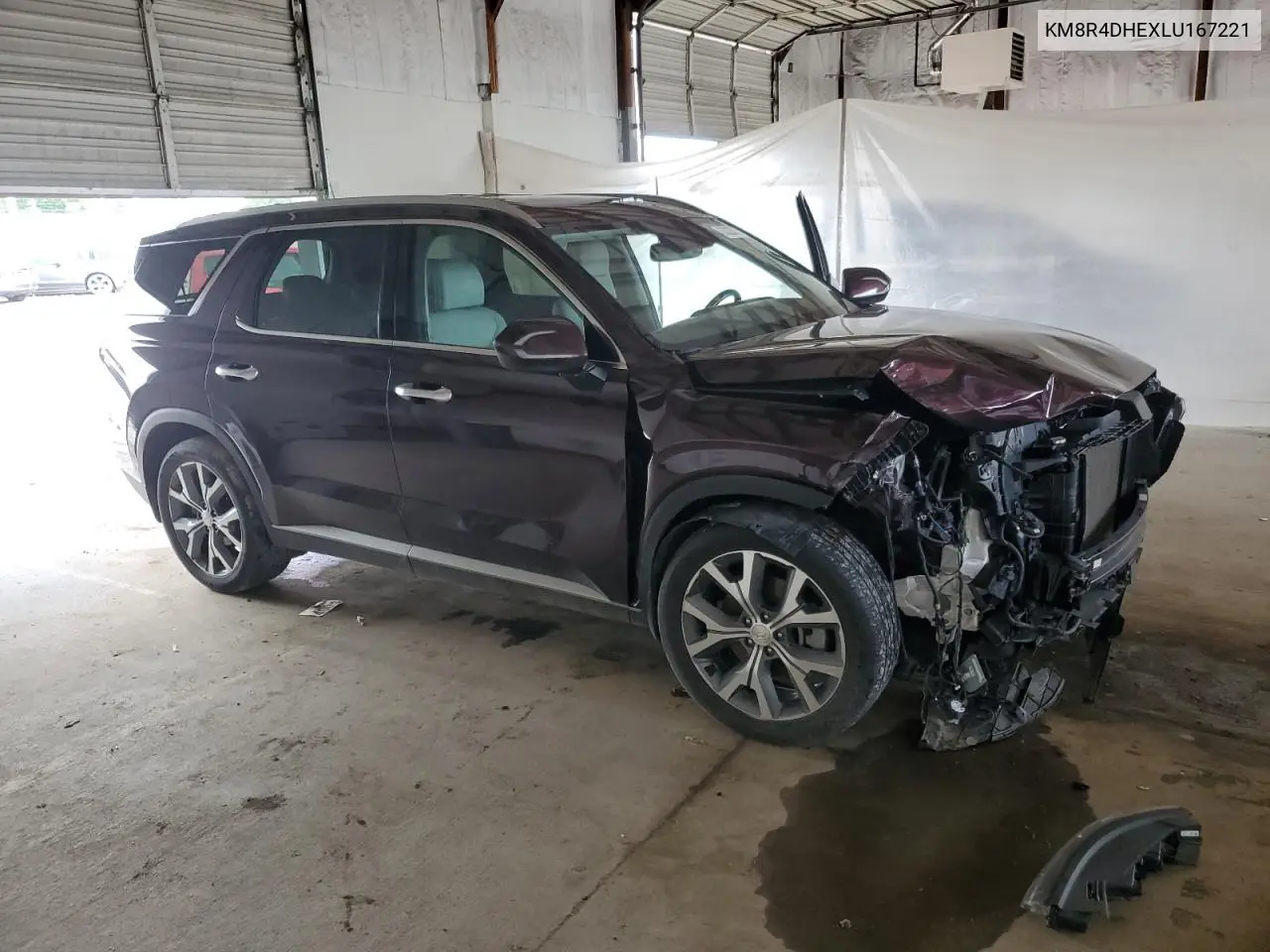 2020 Hyundai Palisade Sel VIN: KM8R4DHEXLU167221 Lot: 63323375