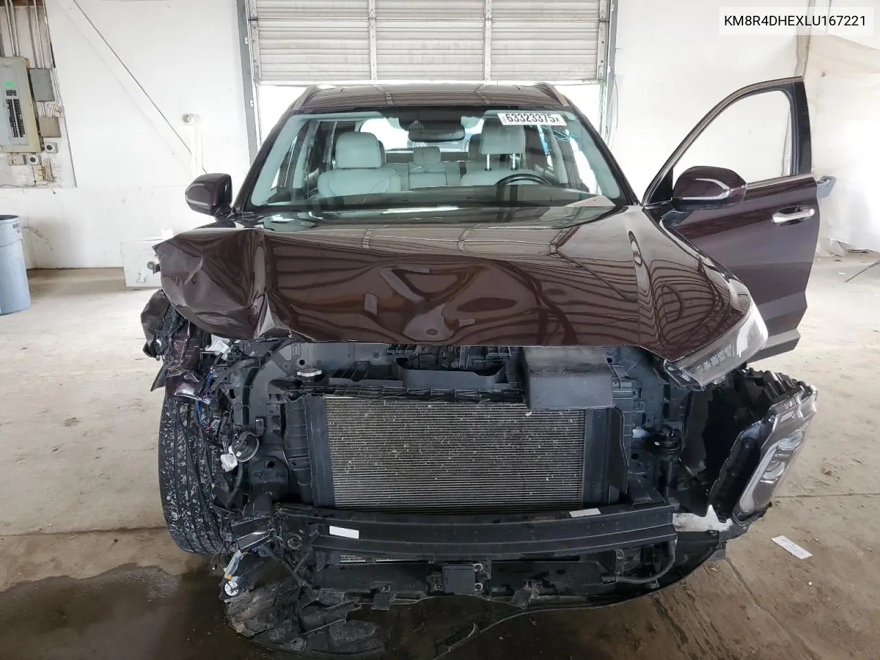 2020 Hyundai Palisade Sel VIN: KM8R4DHEXLU167221 Lot: 63323375