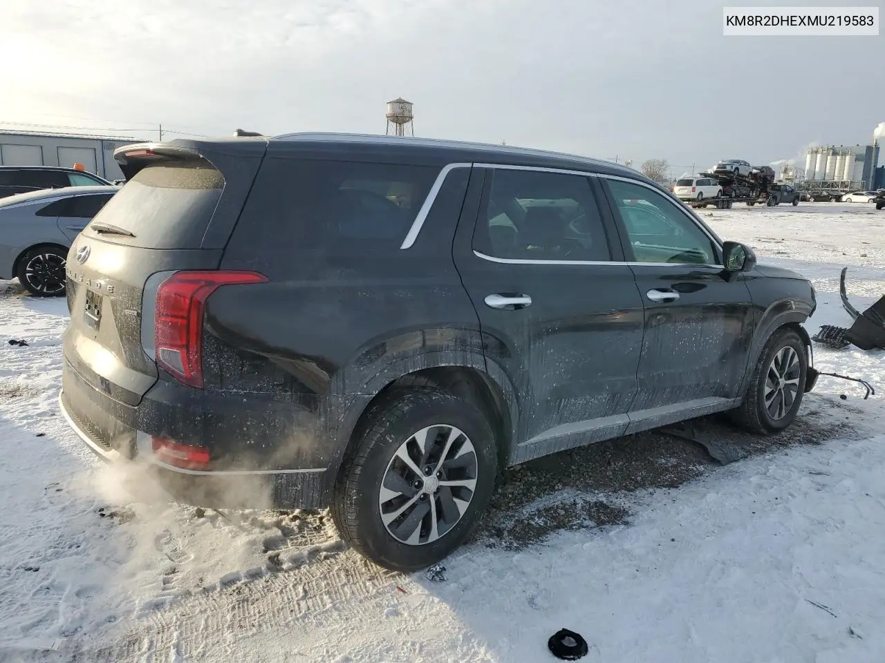 2021 Hyundai Palisade Sel VIN: KM8R2DHEXMU219583 Lot: 45725435