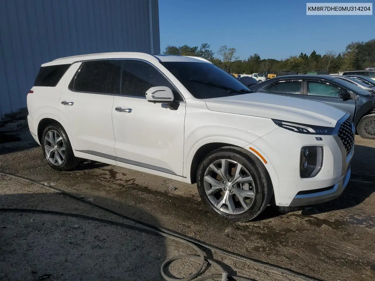 2021 Hyundai Palisade Calligraphy VIN: KM8R7DHE0MU314204 Lot: 49709725