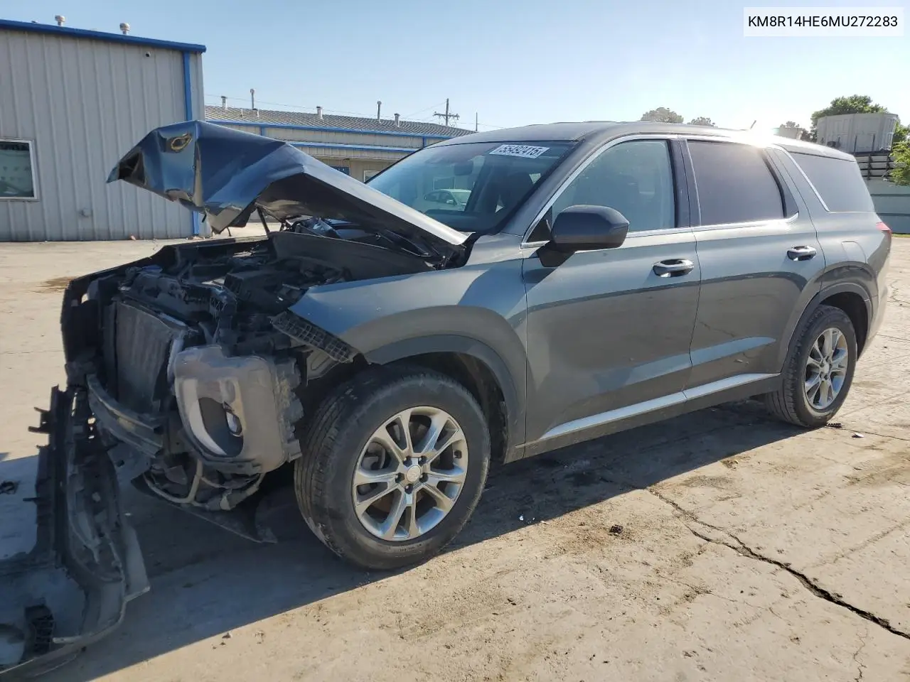 2021 Hyundai Palisade Se VIN: KM8R14HE6MU272283 Lot: 55492415