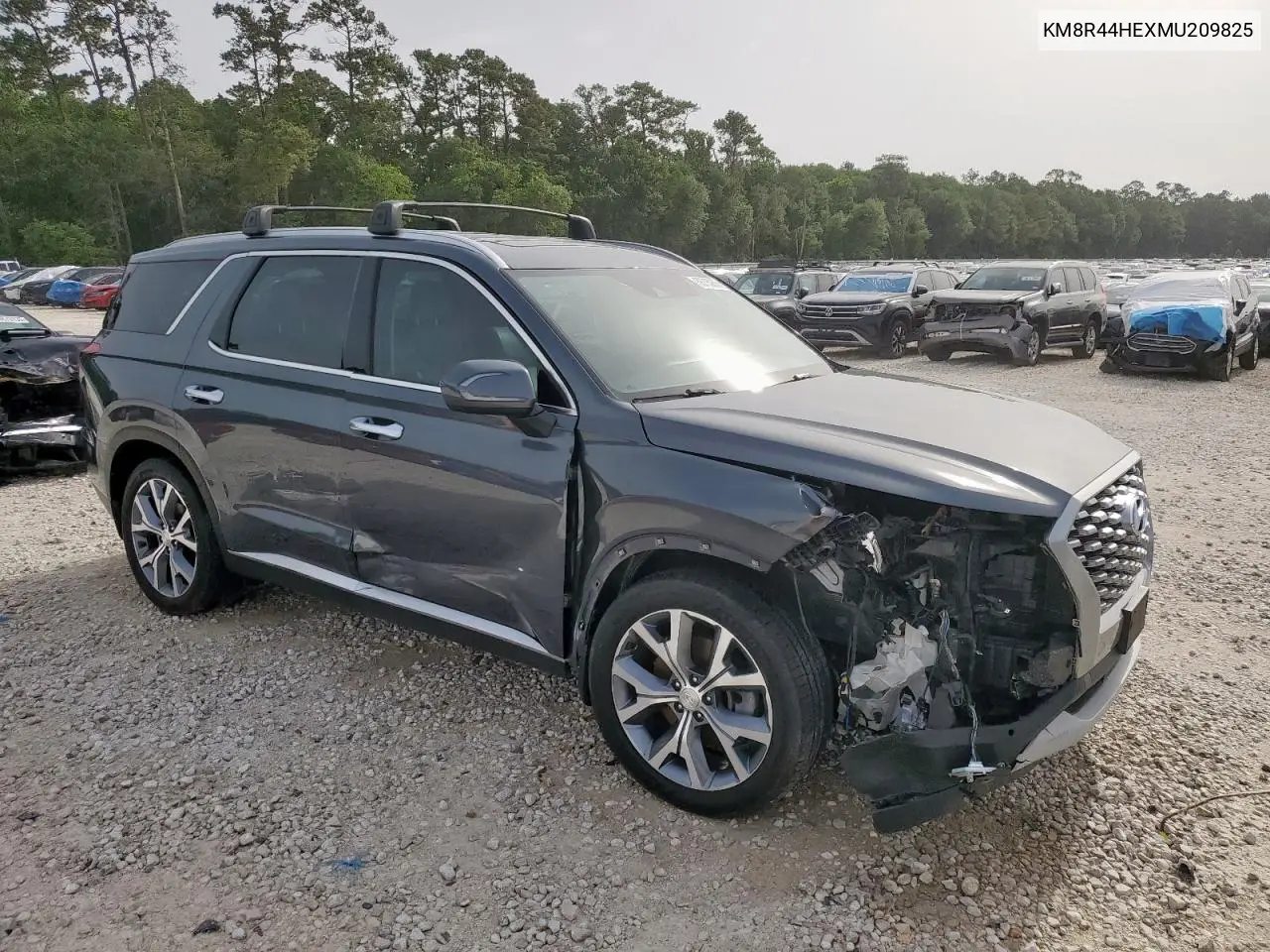 2021 Hyundai Palisade Sel VIN: KM8R44HEXMU209825 Lot: 56735855