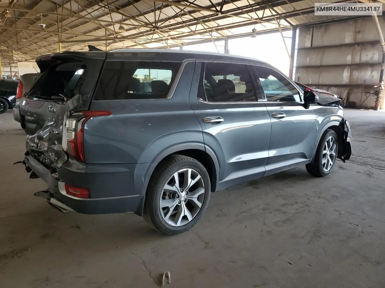 2021 Hyundai Palisade Sel VIN: KM8R44HE4MU334187 Lot: 56758745