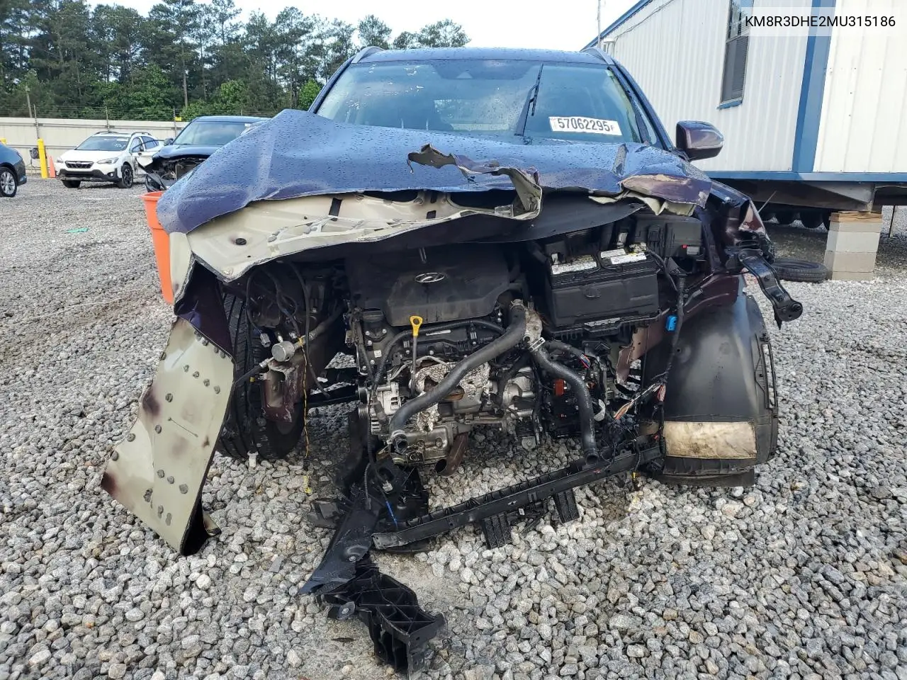 KM8R3DHE2MU315186 2021 Hyundai Palisade Sel