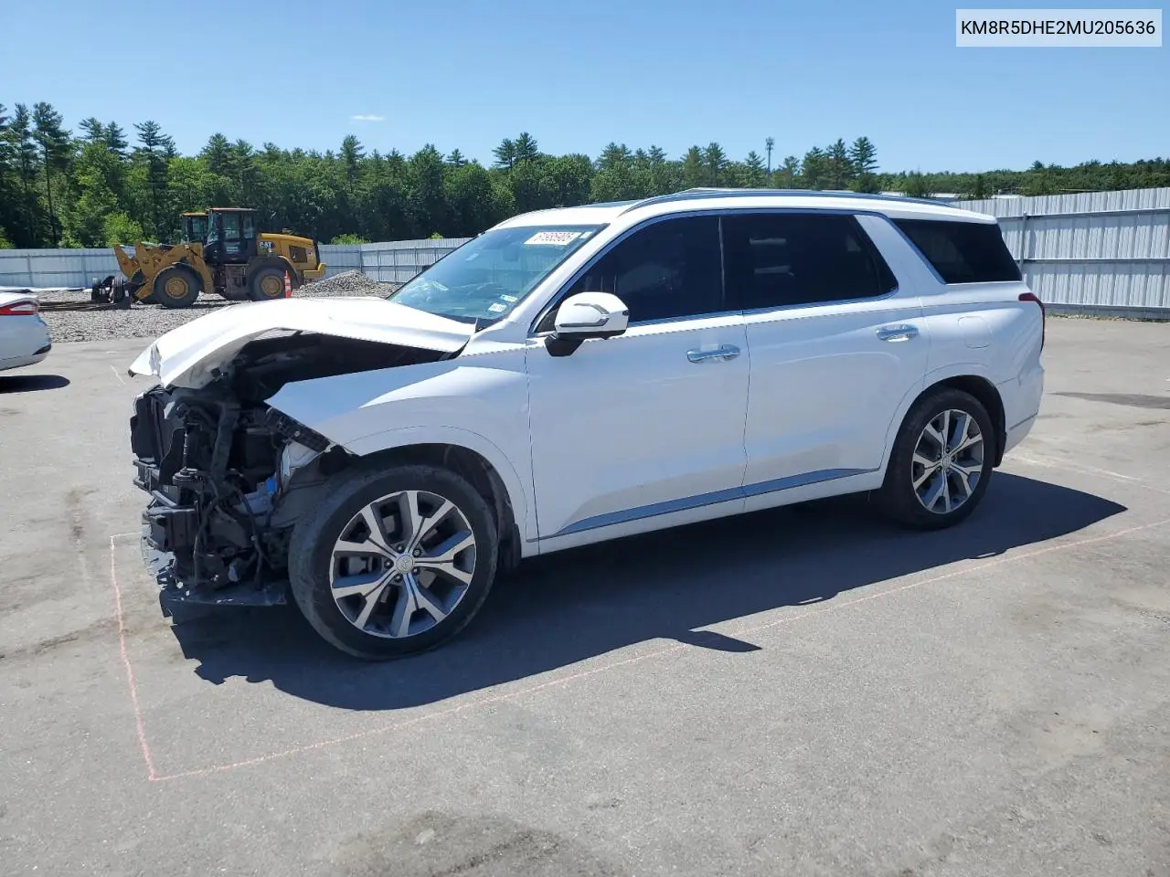 2021 Hyundai Palisade Limited VIN: KM8R5DHE2MU205636 Lot: 61985905
