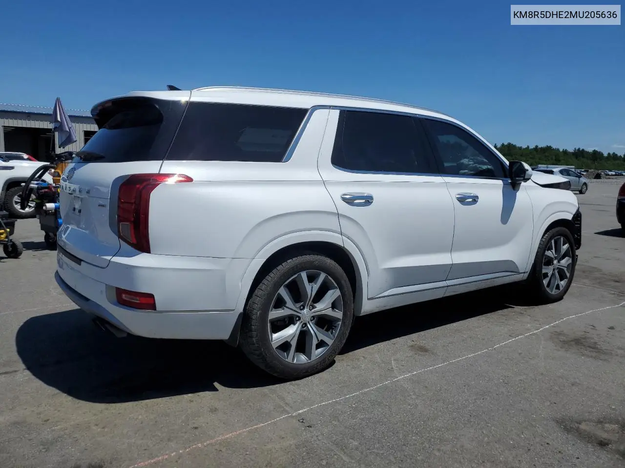 2021 Hyundai Palisade Limited VIN: KM8R5DHE2MU205636 Lot: 61985905