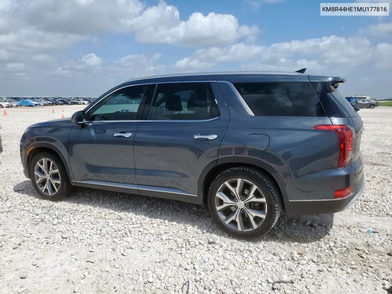 2021 Hyundai Palisade Sel VIN: KM8R44HE1MU177816 Lot: 62788335