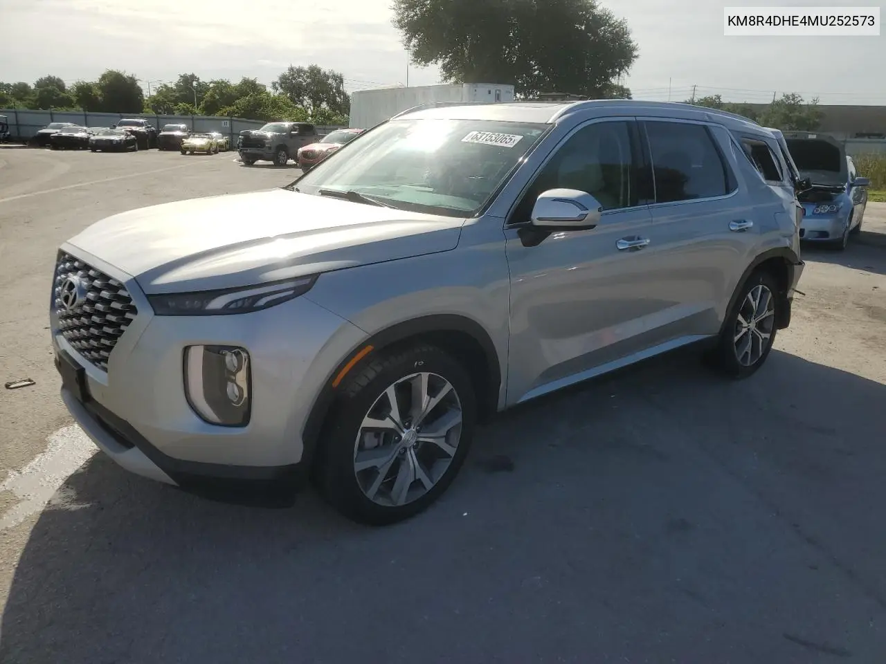 2021 Hyundai Palisade Sel VIN: KM8R4DHE4MU252573 Lot: 63153065