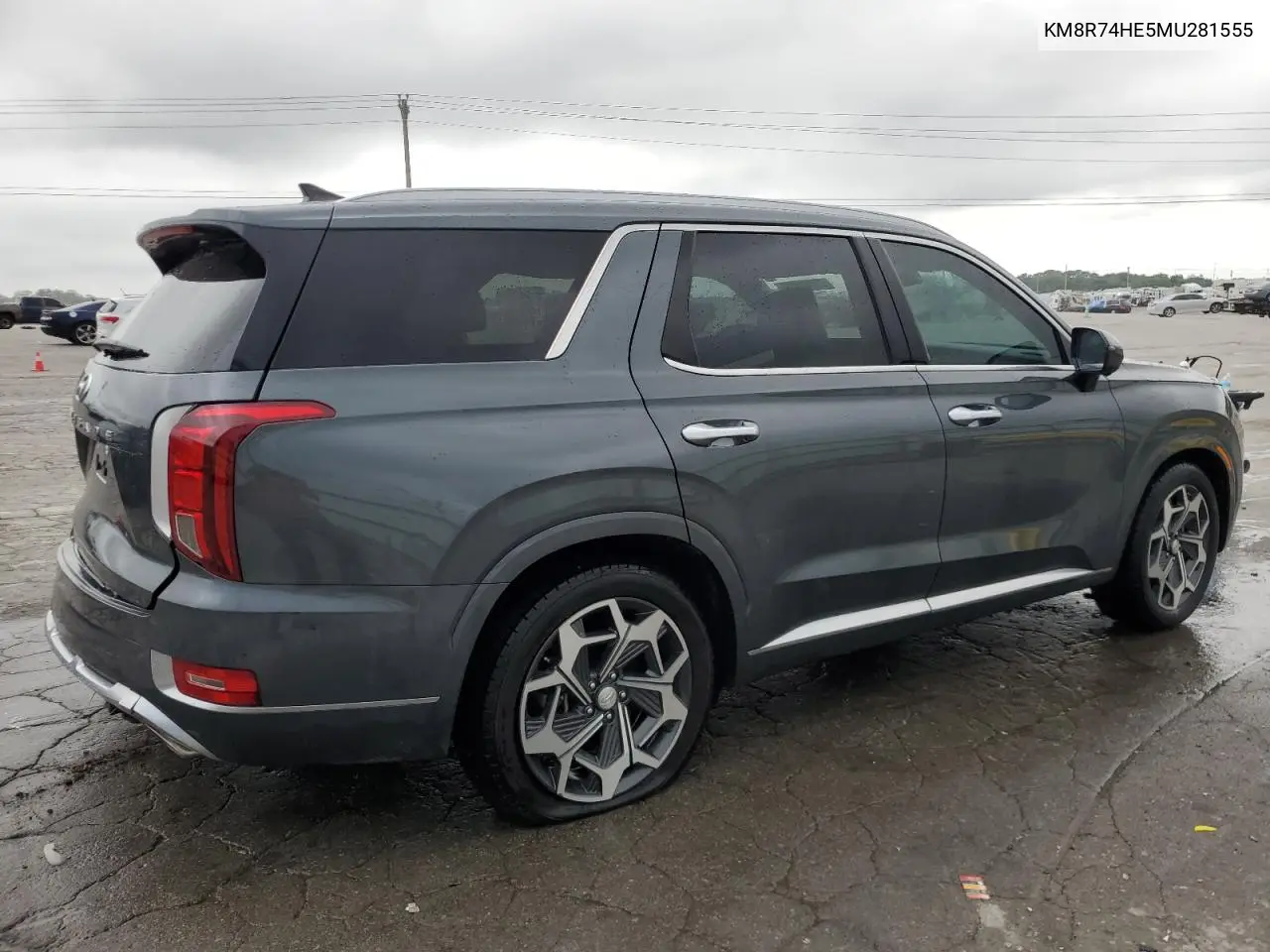 2021 Hyundai Palisade Calligraphy VIN: KM8R74HE5MU281555 Lot: 63248455