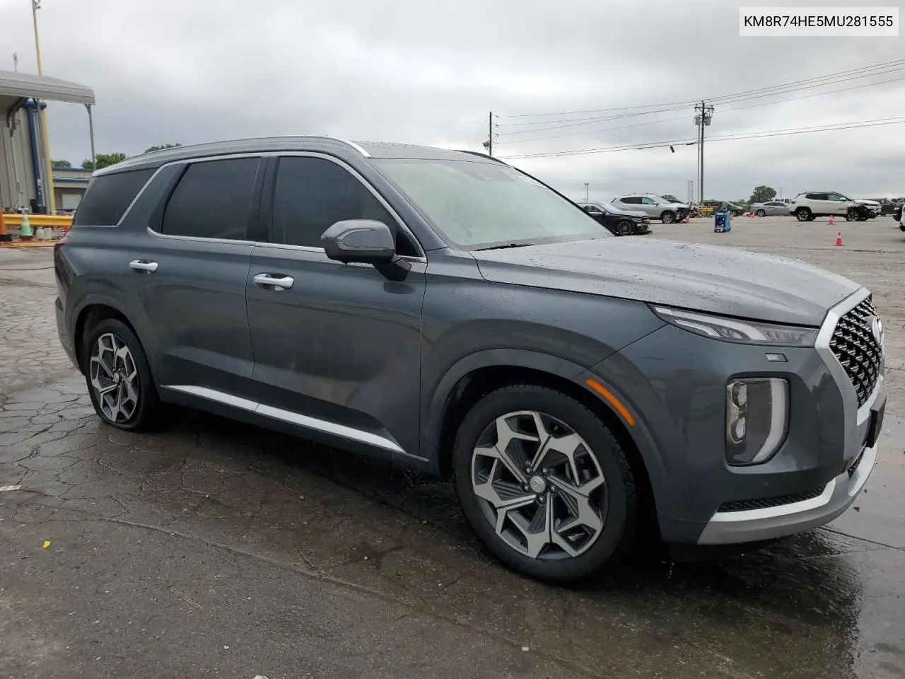 2021 Hyundai Palisade Calligraphy VIN: KM8R74HE5MU281555 Lot: 63248455