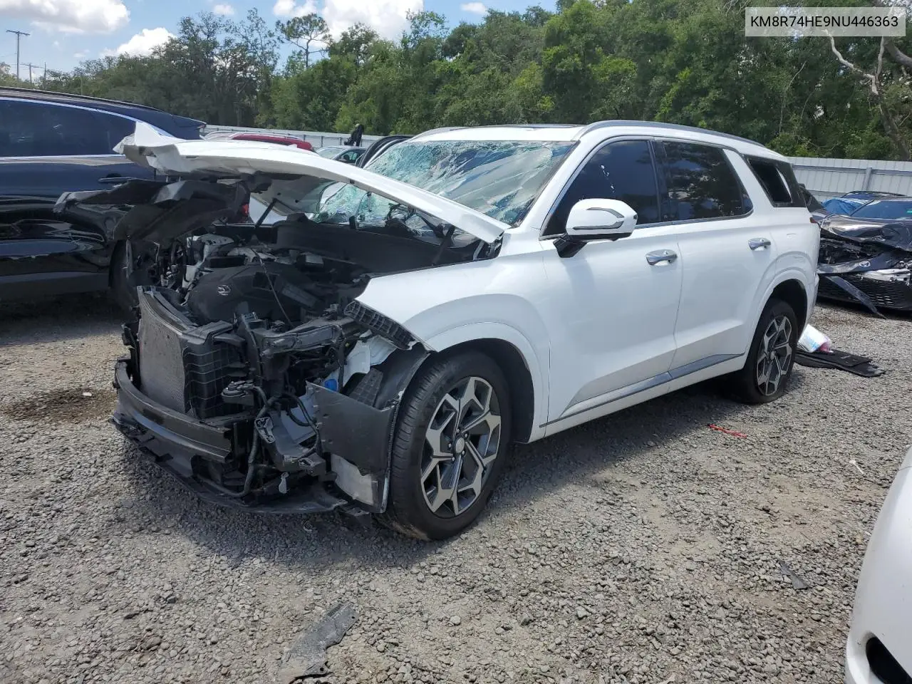 2022 Hyundai Palisade Calligraphy VIN: KM8R74HE9NU446363 Lot: 61296325
