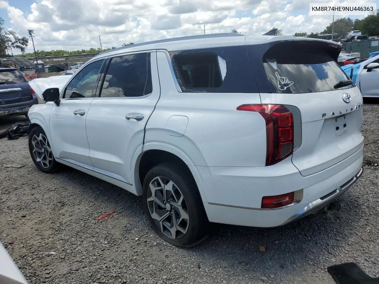 2022 Hyundai Palisade Calligraphy VIN: KM8R74HE9NU446363 Lot: 61296325