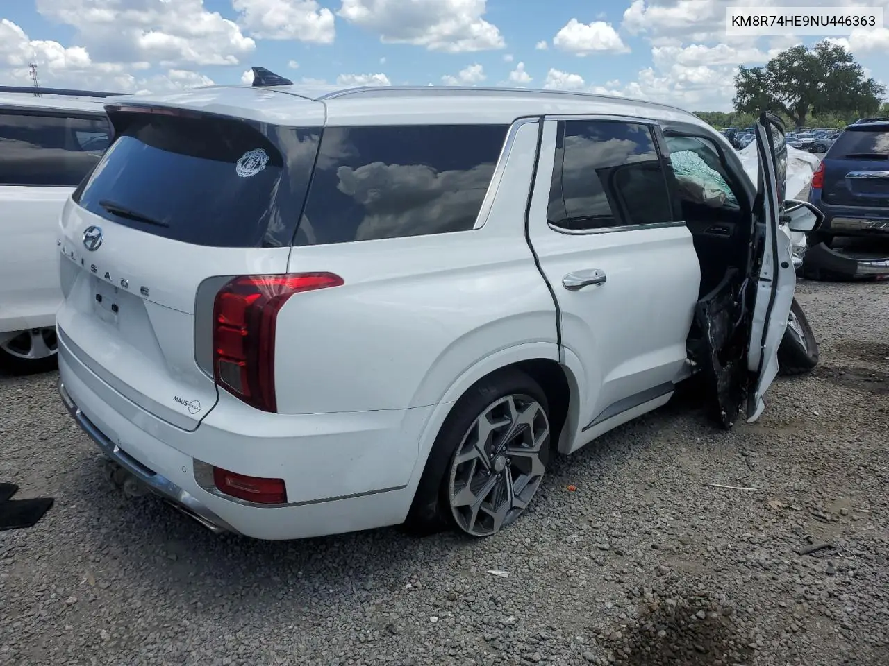 2022 Hyundai Palisade Calligraphy VIN: KM8R74HE9NU446363 Lot: 61296325