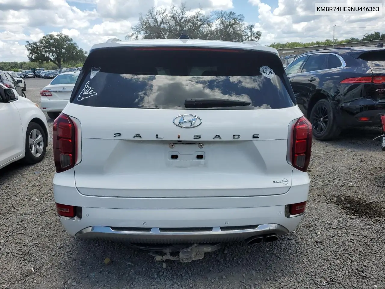 2022 Hyundai Palisade Calligraphy VIN: KM8R74HE9NU446363 Lot: 61296325