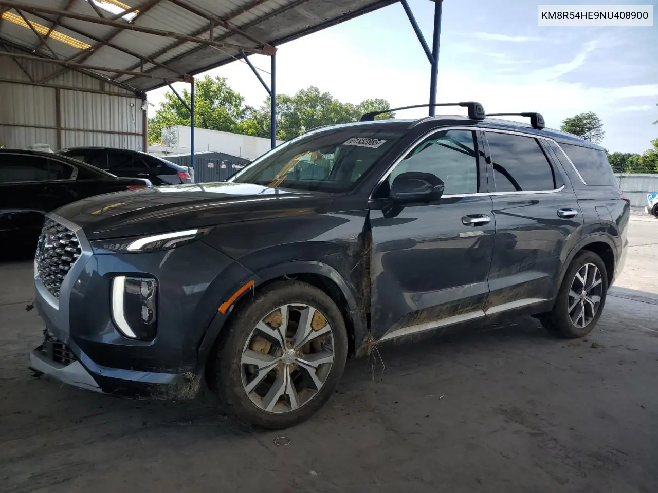2022 Hyundai Palisade Limited VIN: KM8R54HE9NU408900 Lot: 61352885