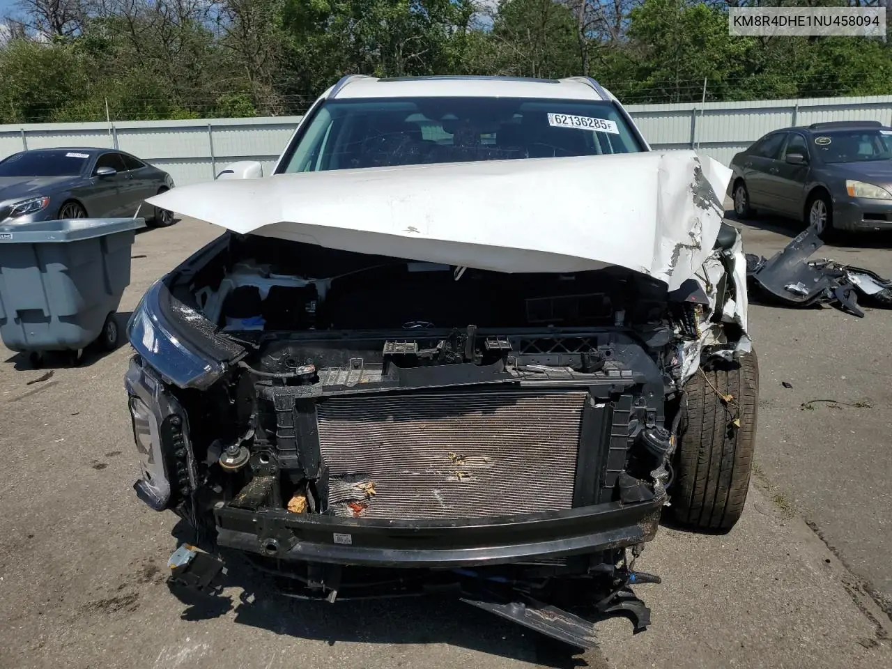2022 Hyundai Palisade Sel VIN: KM8R4DHE1NU458094 Lot: 62136285